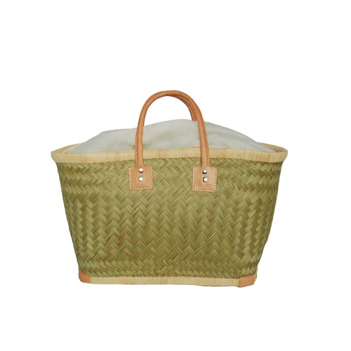 【かごバッグ】パニエM / インナーバック付き / Natural マルシェバッグ