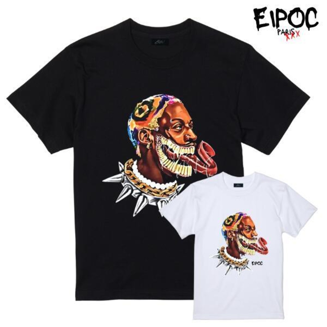 EIPOC PARIS 「"DNSRDMN #B" S/S T-Shirts Black/White」 - 2