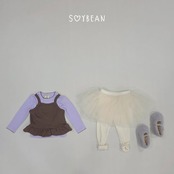 韓国子供服 / 26Autumn / soybean / メロウ スリムTシャツ / キッズ服 / ジュニア服 / 秋服 *XS~JM*