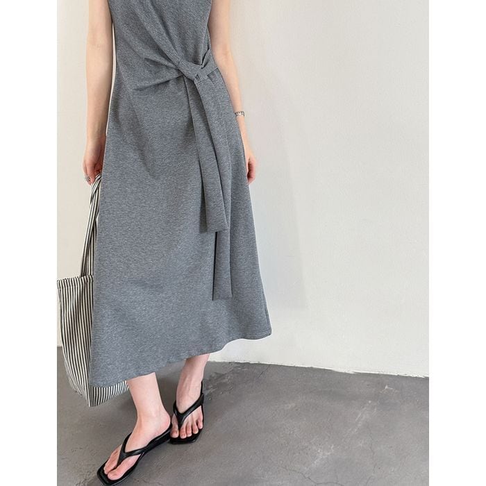 side tie one-piece & stripe bag set 14554 | abeille