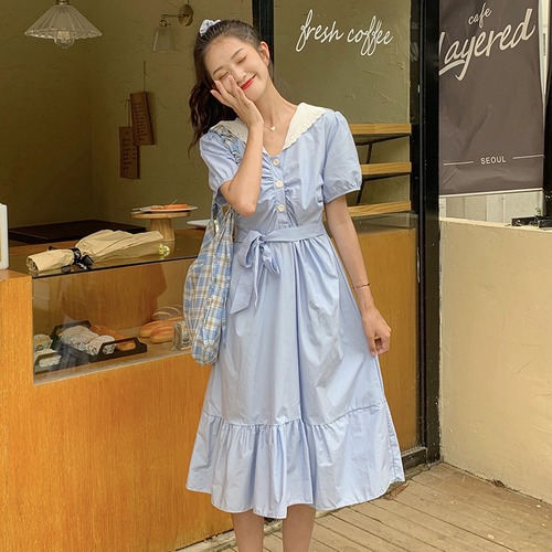 ✞ スカート ウエストすっきり☆着痩せカラーレースロング スウィート ✞ゴスロリ SM ミリ 甘ロリ クラロリ 和ロリ エレガント 黒ロリ 姫ロリ 華ロリ BB-BB3414263