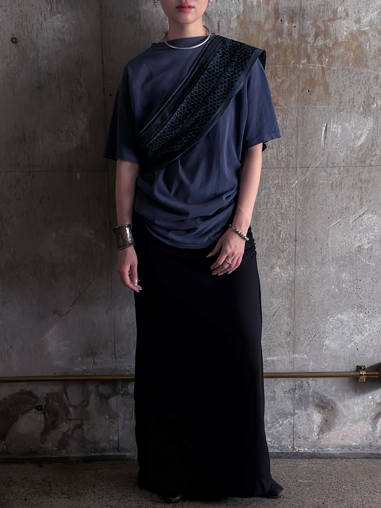 tay original【BLACK and RE-SEW】／Coin Yao tribe Vintage foot cover