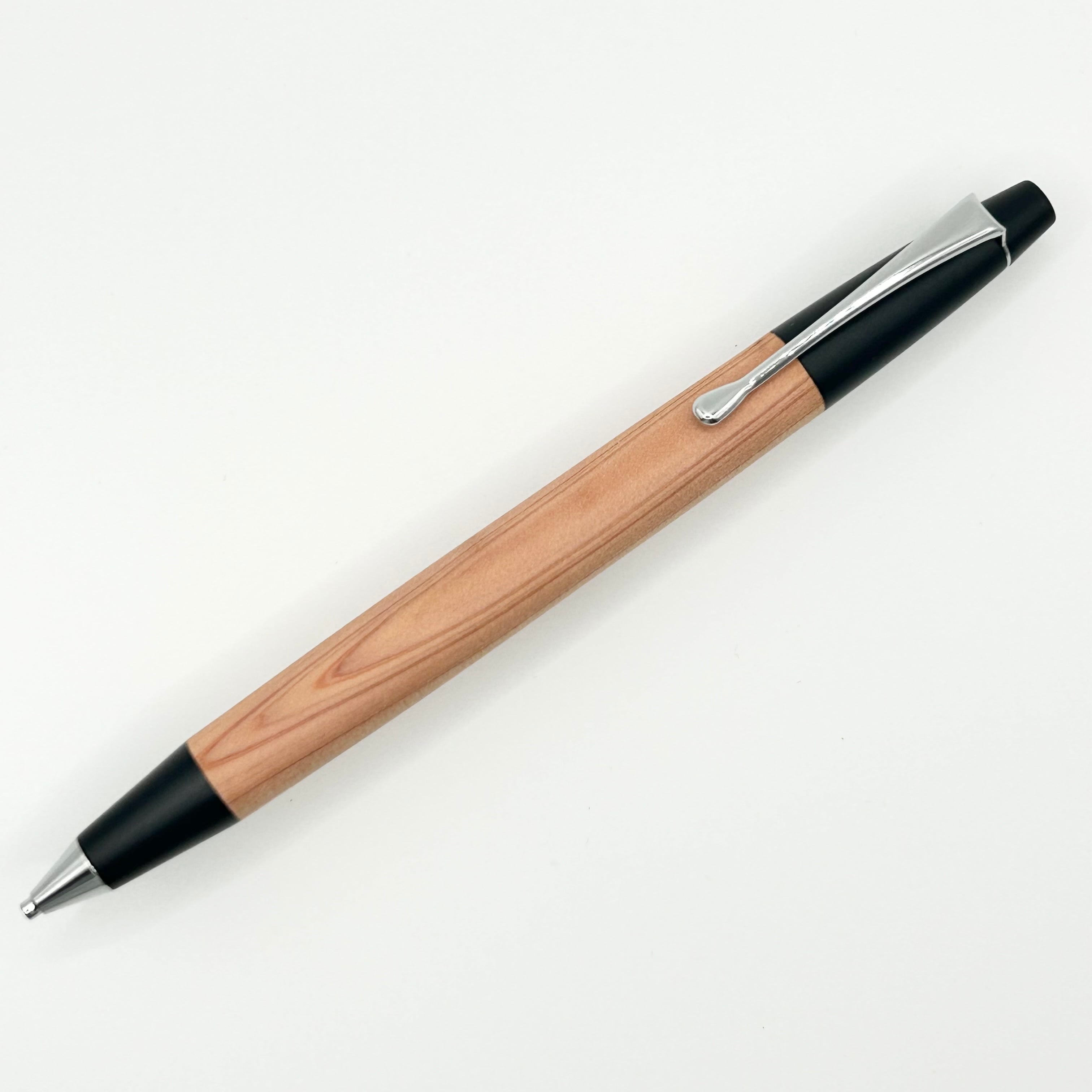 バーズアイメイプル 回転式木軸シャーペン | R's Craft