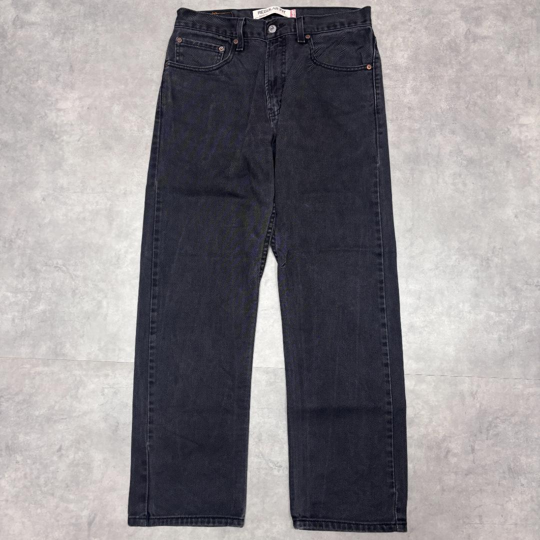 リーバイス505 Levis W32 ブラックデニム 黒 古着 21382