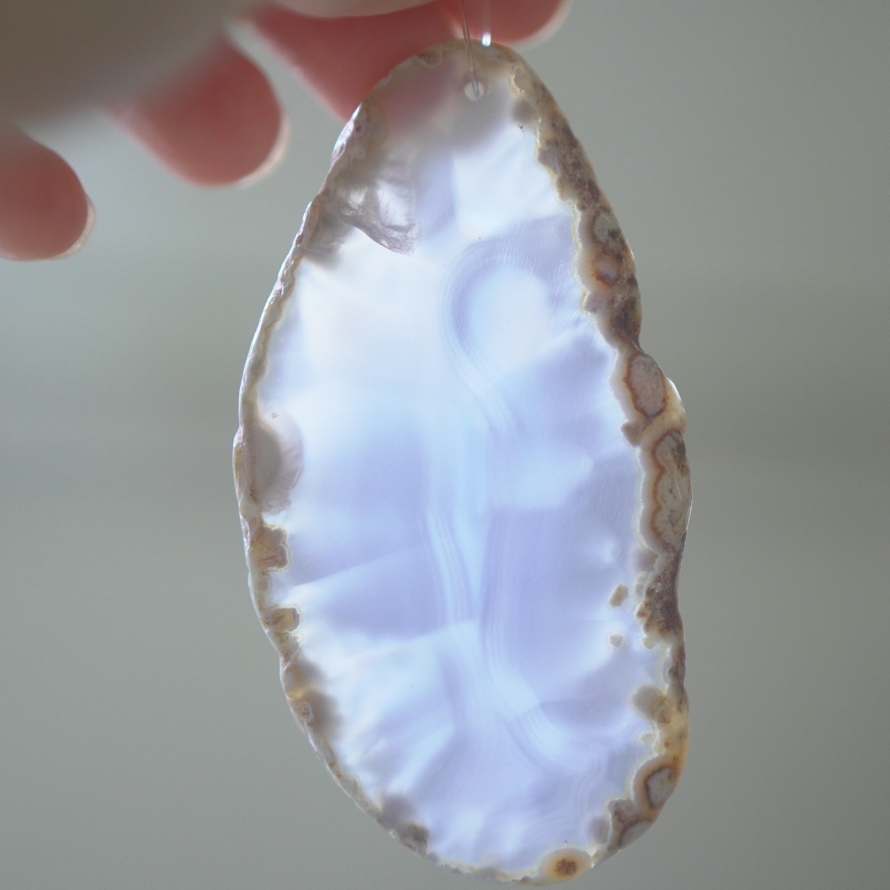 Aquatic Bird - アゲートヒーリングチャイム / Agate Sun Catcher Wind Chime 856