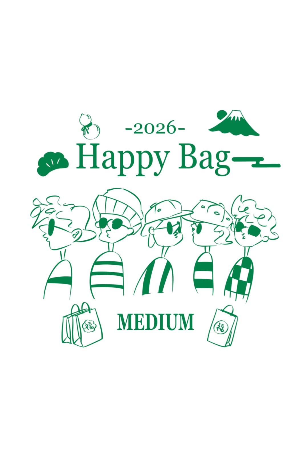 【事前予約】HAPPY BAG MEDIUM