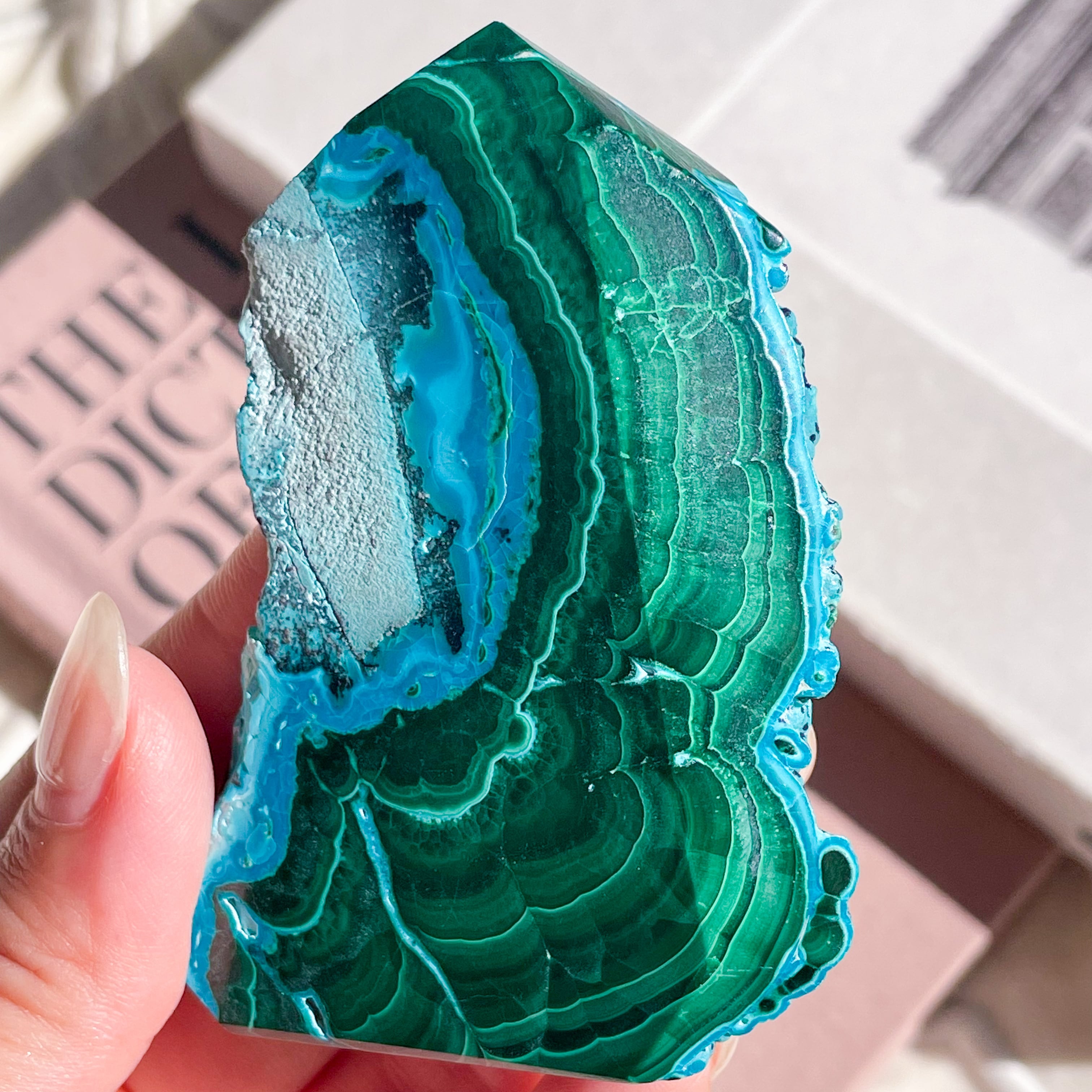 Chrysocolla & Malachite 12 ✧ クリソコラ & マラカイト (共生原石