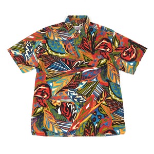 THE TRRITORY AHEAD Batik pattern s/s shirt M