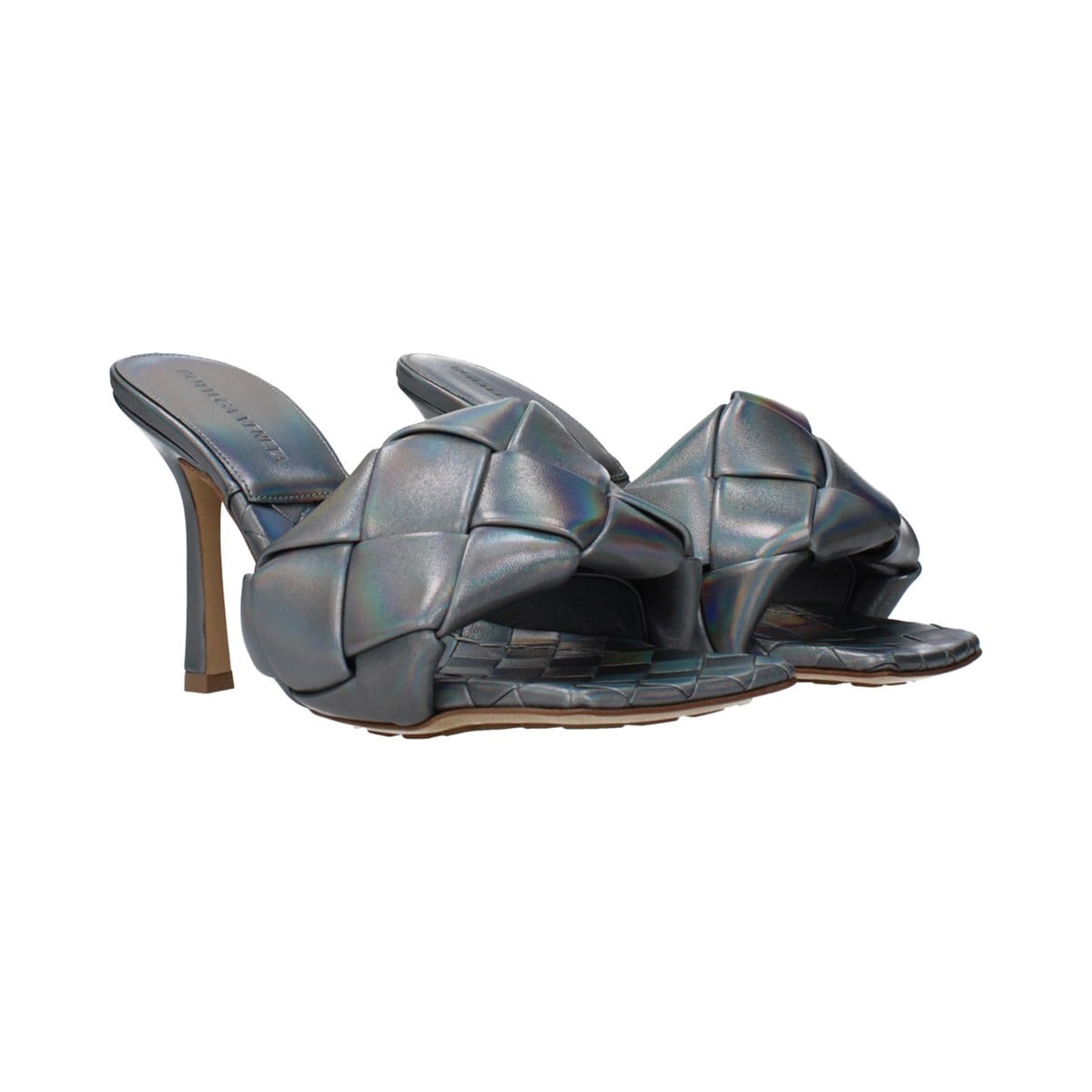 BOTTEGA VENETA ボッテガヴェネタ レディース サンダル レザー グレー