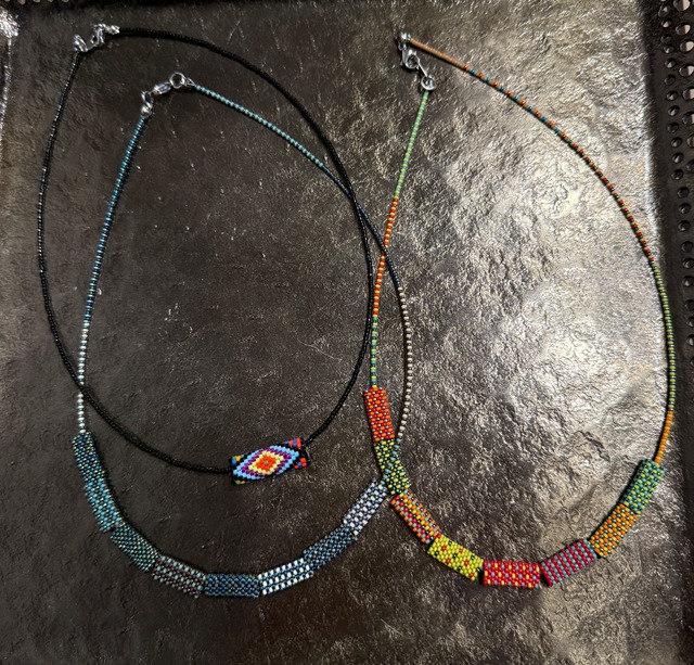 ビーズネックレス８デコレーションTpeA