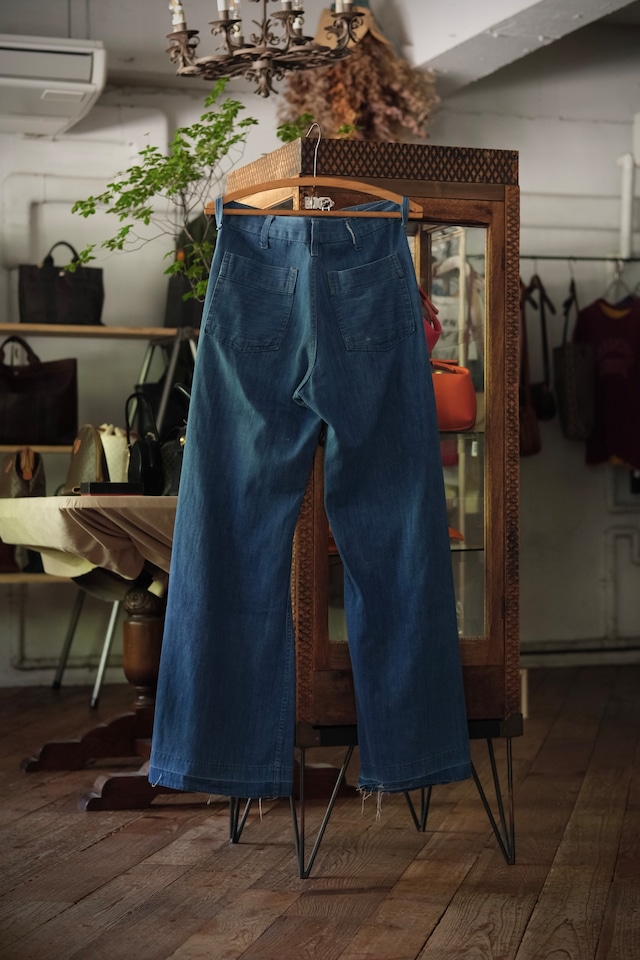 Utah／70-80's "unkown" us navy type marine pants