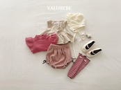 ベルベベ / valubebe / ハートフリルボンネット / 韓国子供服 / ベビー / 26winter〖取寄〗*FREE*