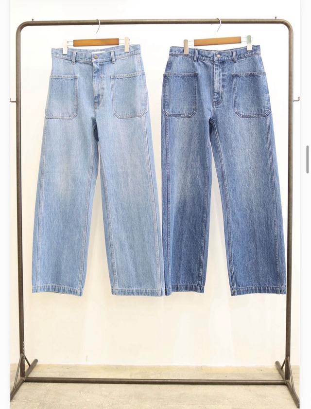 [予約販売] LE MELANGE ルメランジュ　デニムデッキパンツ　8653503 (10/中〜10/末入荷予定)