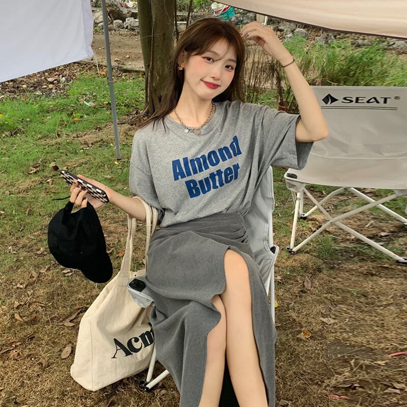 スカート サマーAラインハイウェストウェストロング 夏物 スーパーモール10877357403