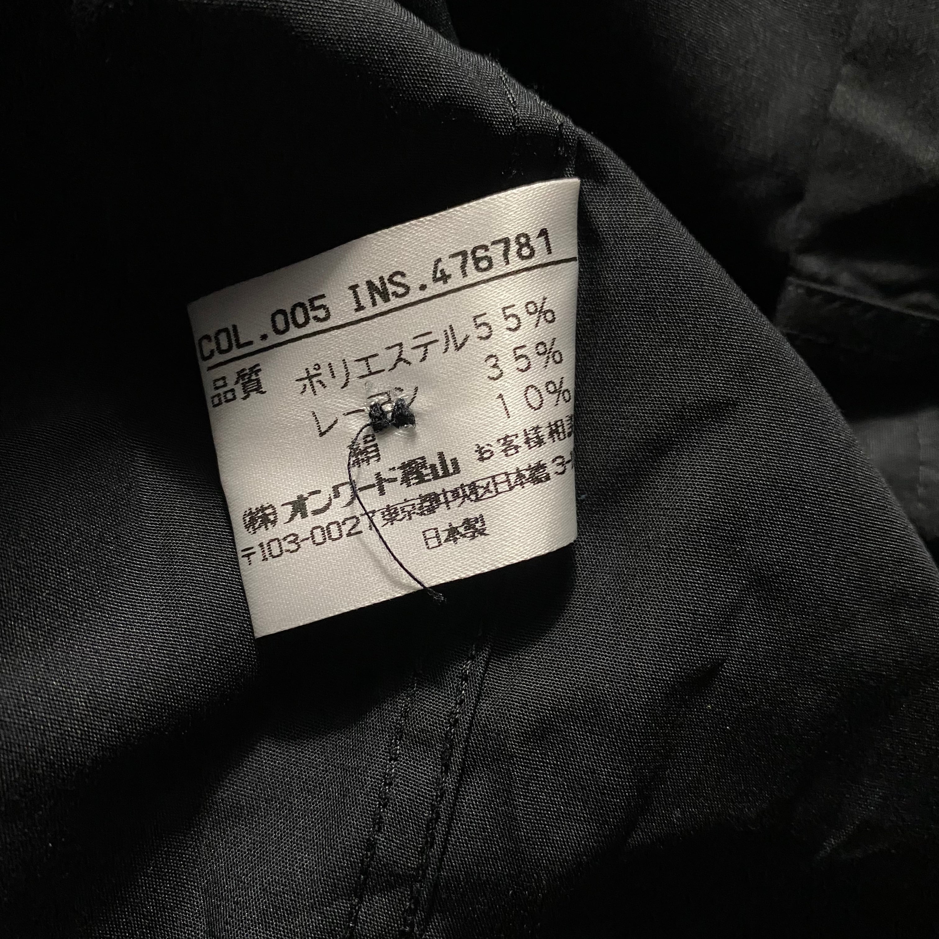 GAULTIER HOMME OBJET zip design black shirt   NOIR ONLINE