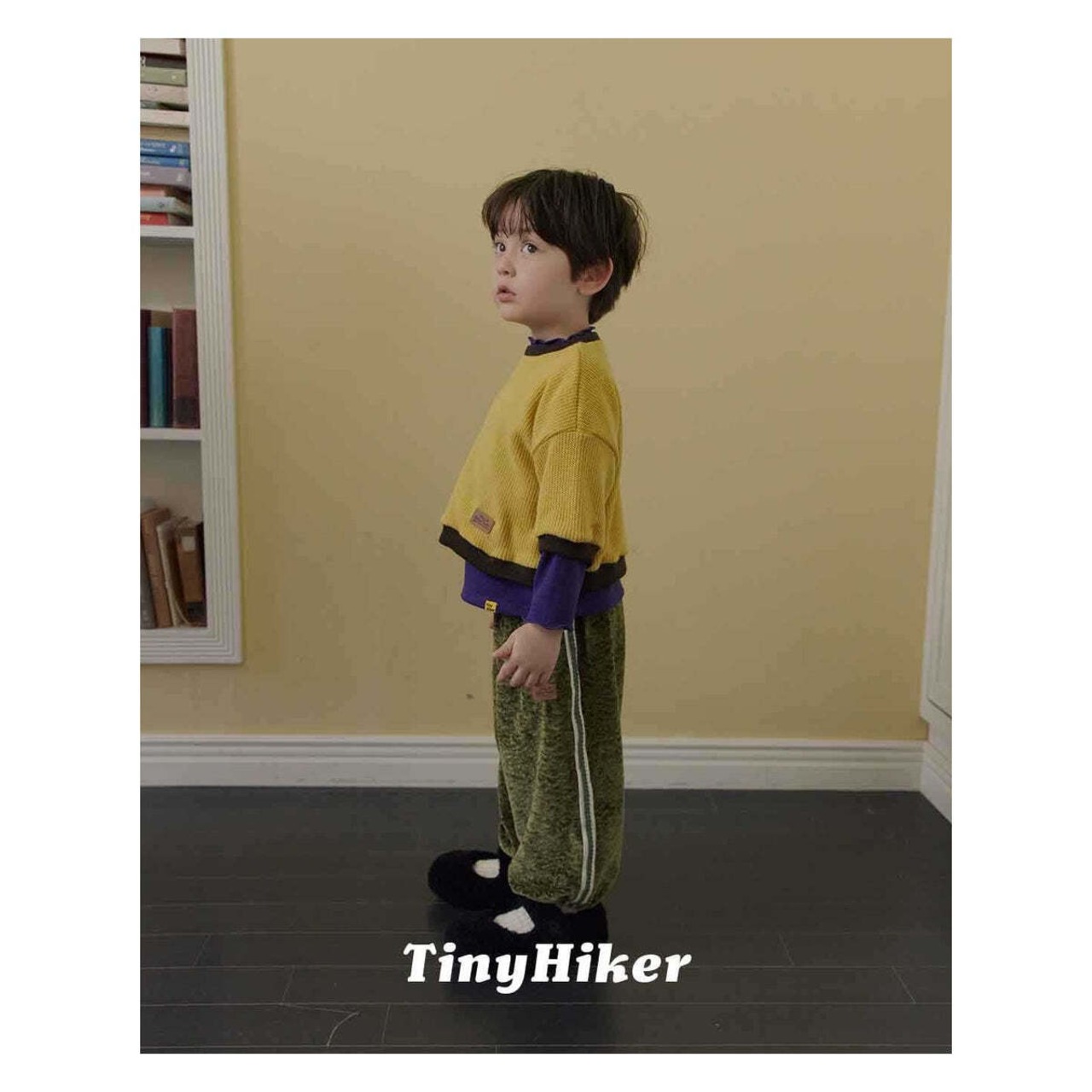 【取寄】Tiny Hiker シルキーテープジョガーパンツ｜冬服｜韓国子供服
