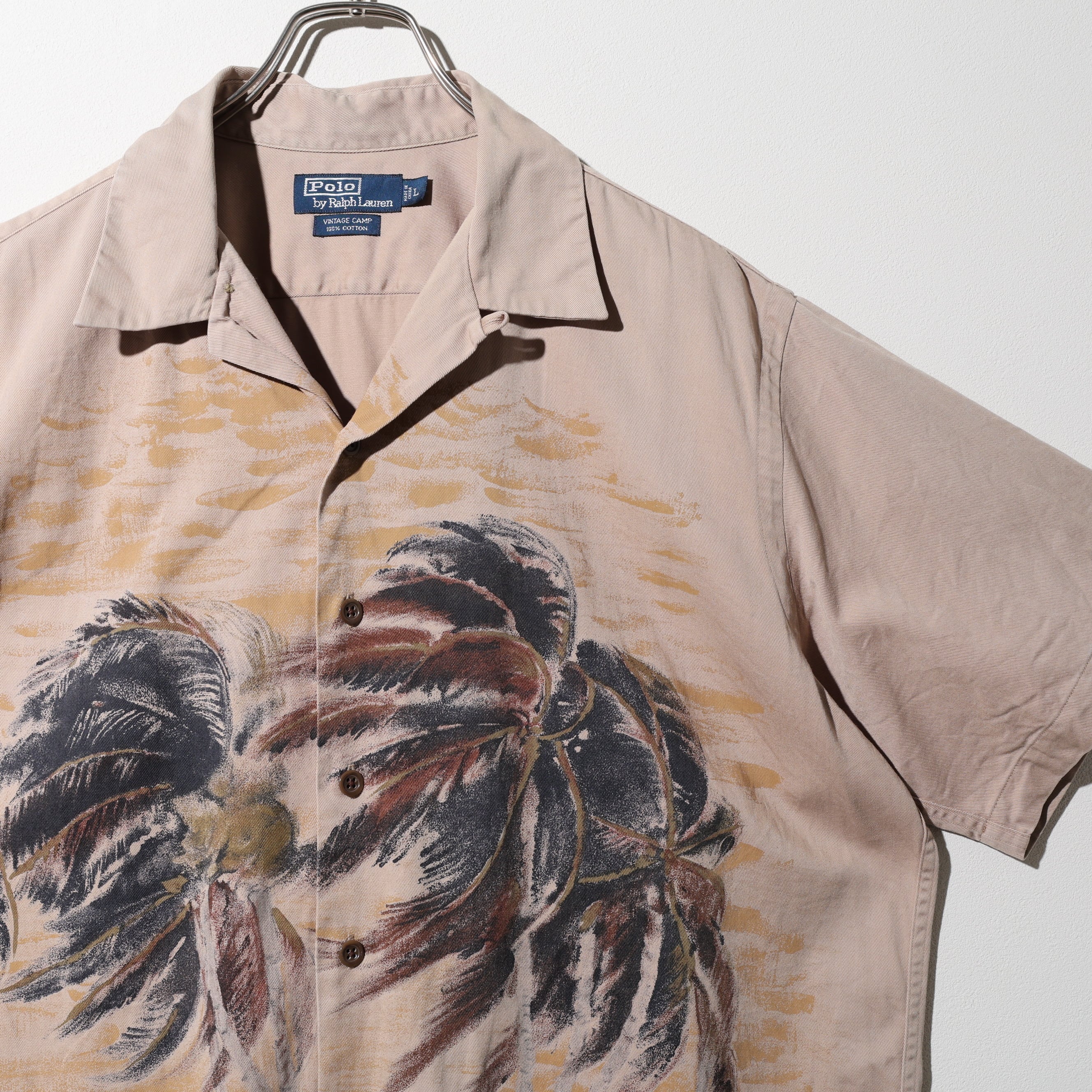極美品 XL 完全無地 シルクコットン ネイビー Caldwell Polo Ralph