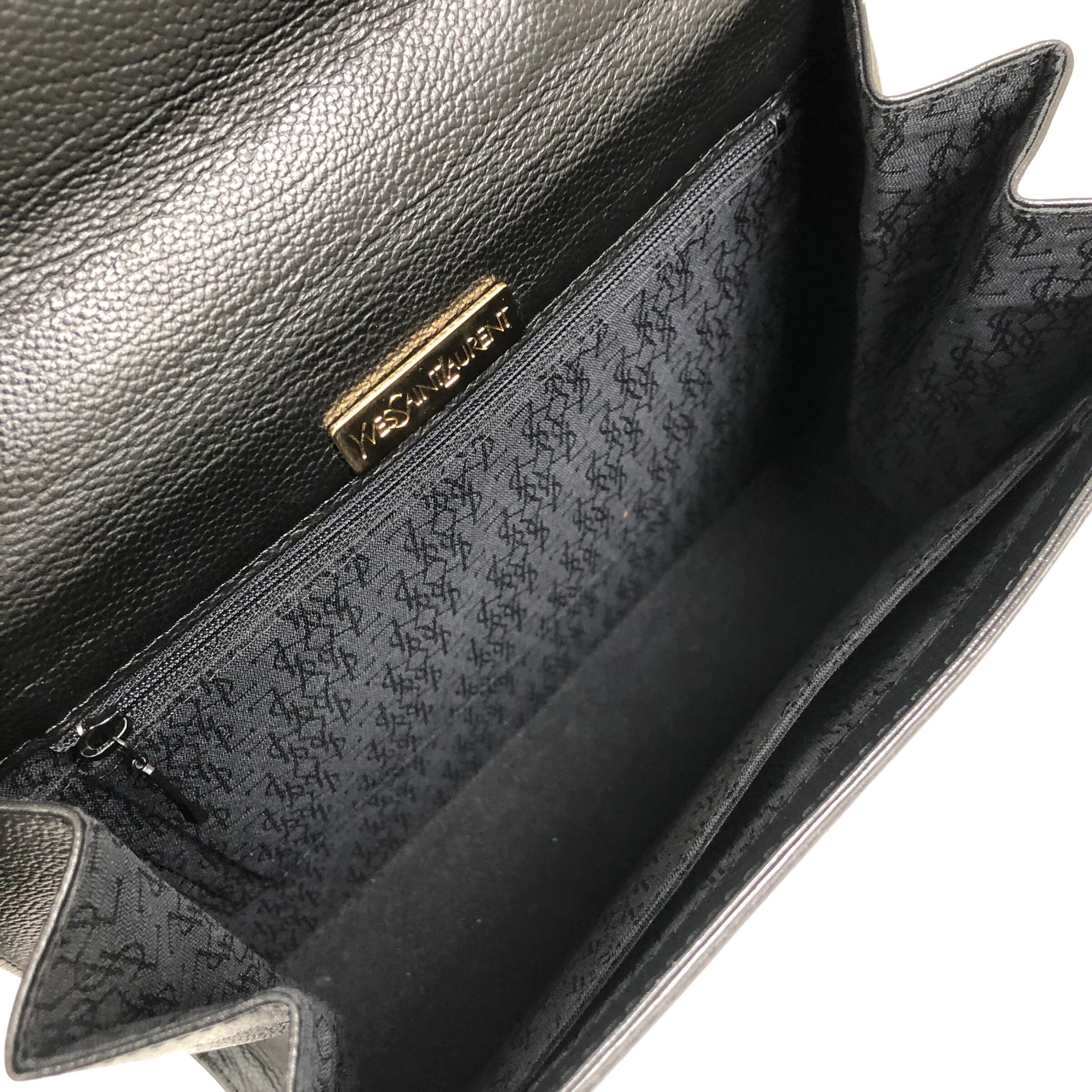 Yves Saint Laurent イヴ・サンローラン ハンドバッグ ブラック YSL
