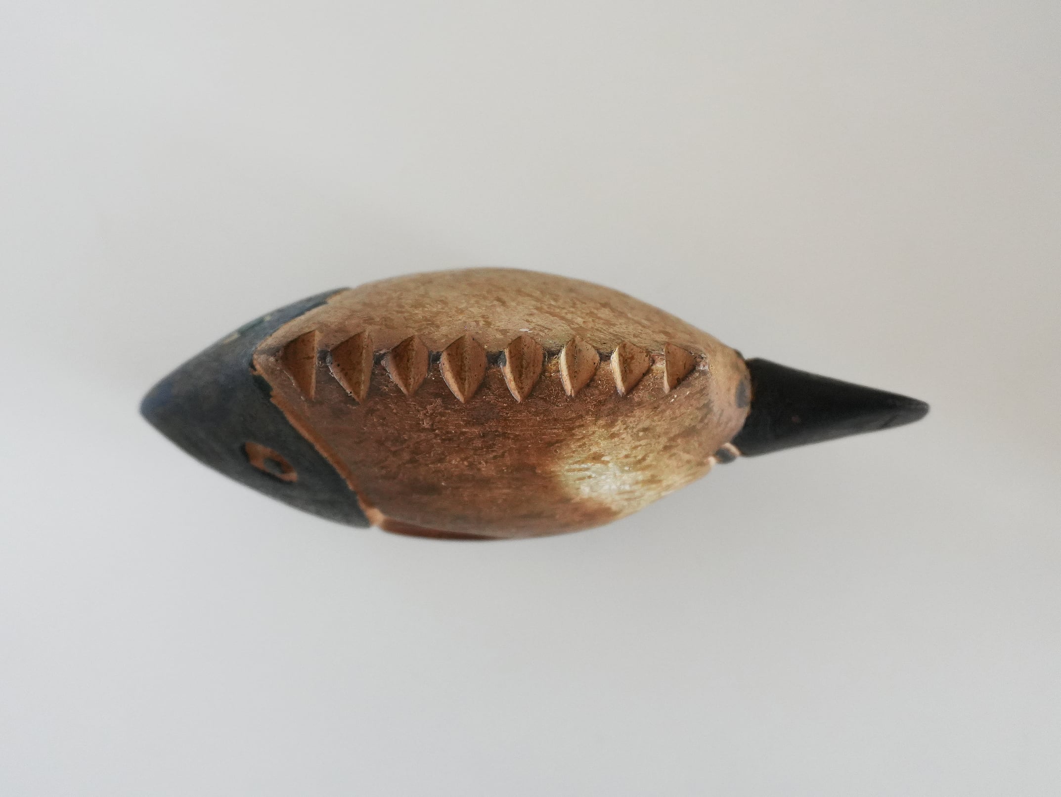 ボゾ族 マリ共和国 木彫りの魚 アフリカン オブジェ｜Fish ornament