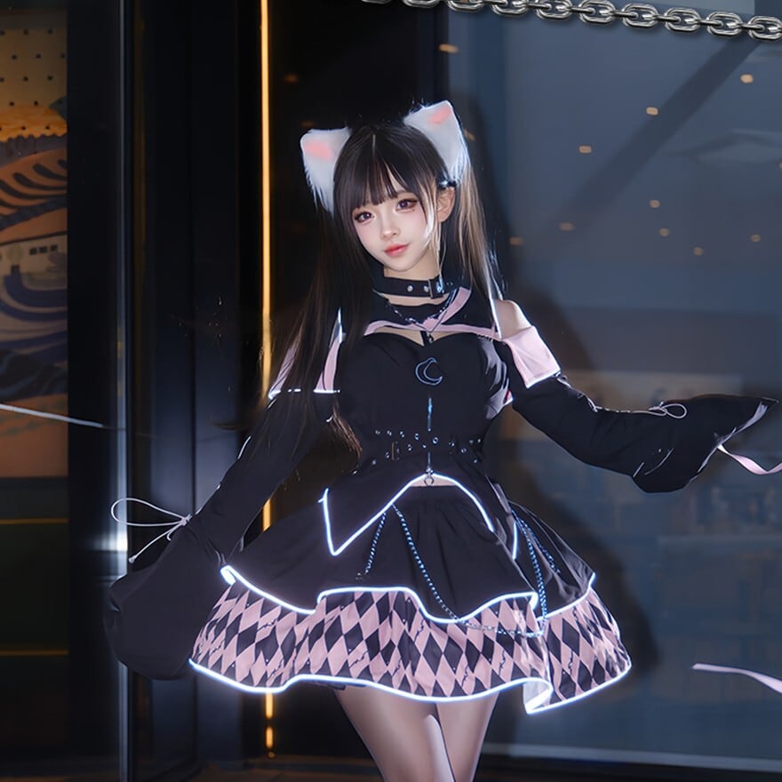 ゴスロリ通販 With U 参戦服 サイバーパンク セットアップ 双子 ゴスロリ通販 With U 参戦服 サイバーパンク セットアップ 双子
