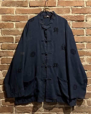 【Caka act3】Sheer Design Vintage China Shirt