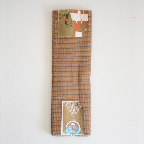 丹前地古布木綿反物ジャパンヴィンテージファブリックテキスタイルリメイク素材未使用デッドストック静岡県小巾織物振興協会 | japanese fabric cotton vintage textile checkered pattern deadstock tanmono tanzen cloth