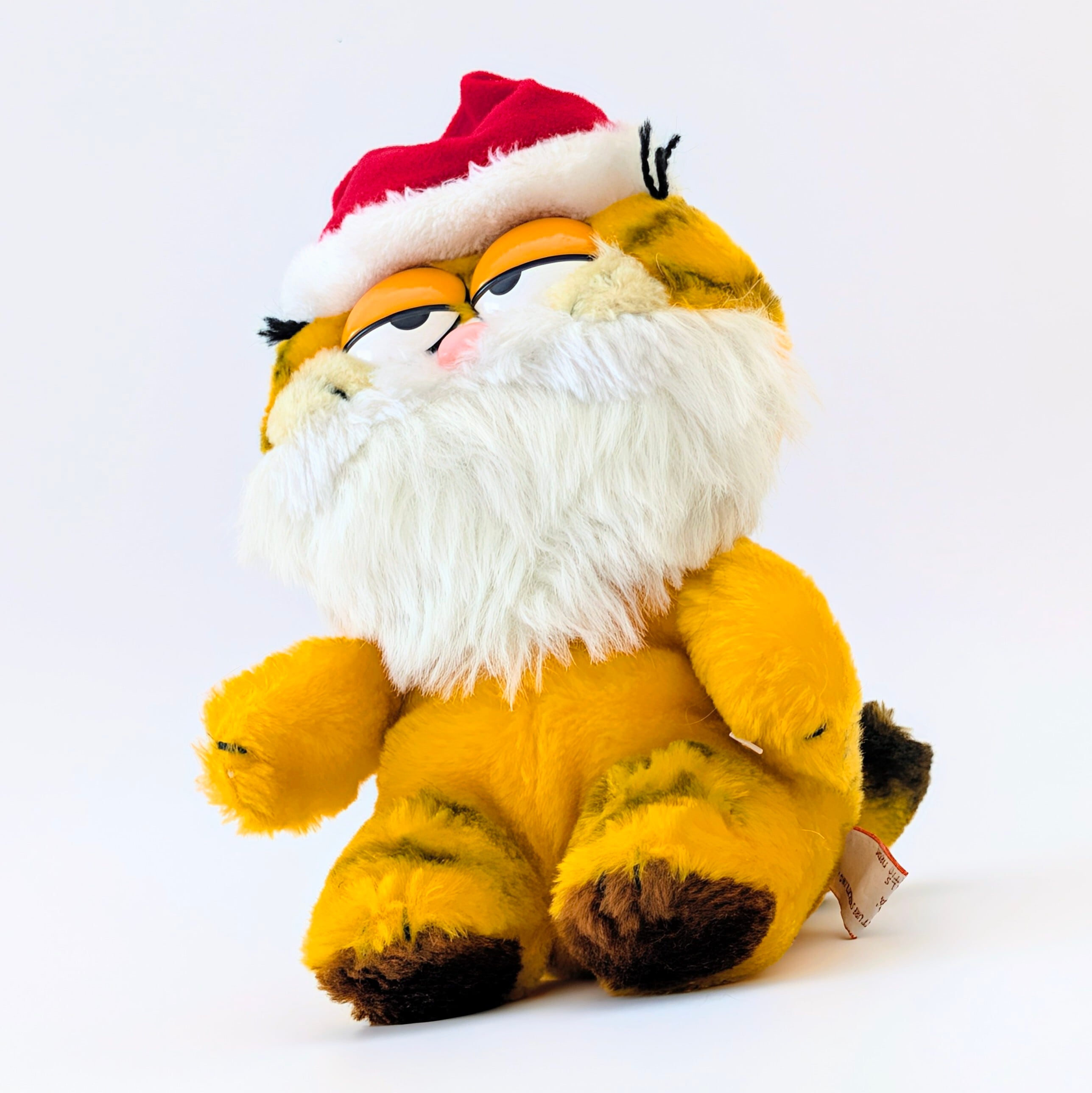 ☆ VINTAGE 1980年代初期 ☆【 Garfield ( ガーフィールド ) 】『 ガーフィールド サンタおじさん 』ぬいぐるみ / プラッシュ / plush / 1980年代年製 〚アメリカン雑貨 アメトイ〛