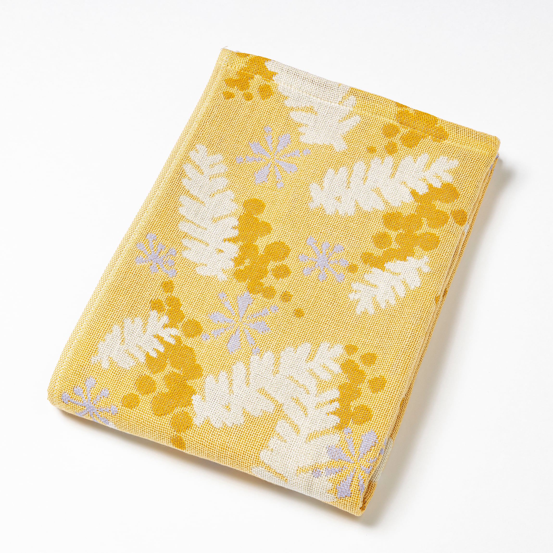 美品 パラスパレス デザインニットL こだわり配色ステッチ 黄色糸×白糸 日本製 Paul Smith - パリコレ ひまわり ニット セーター Paul Smith ポール
