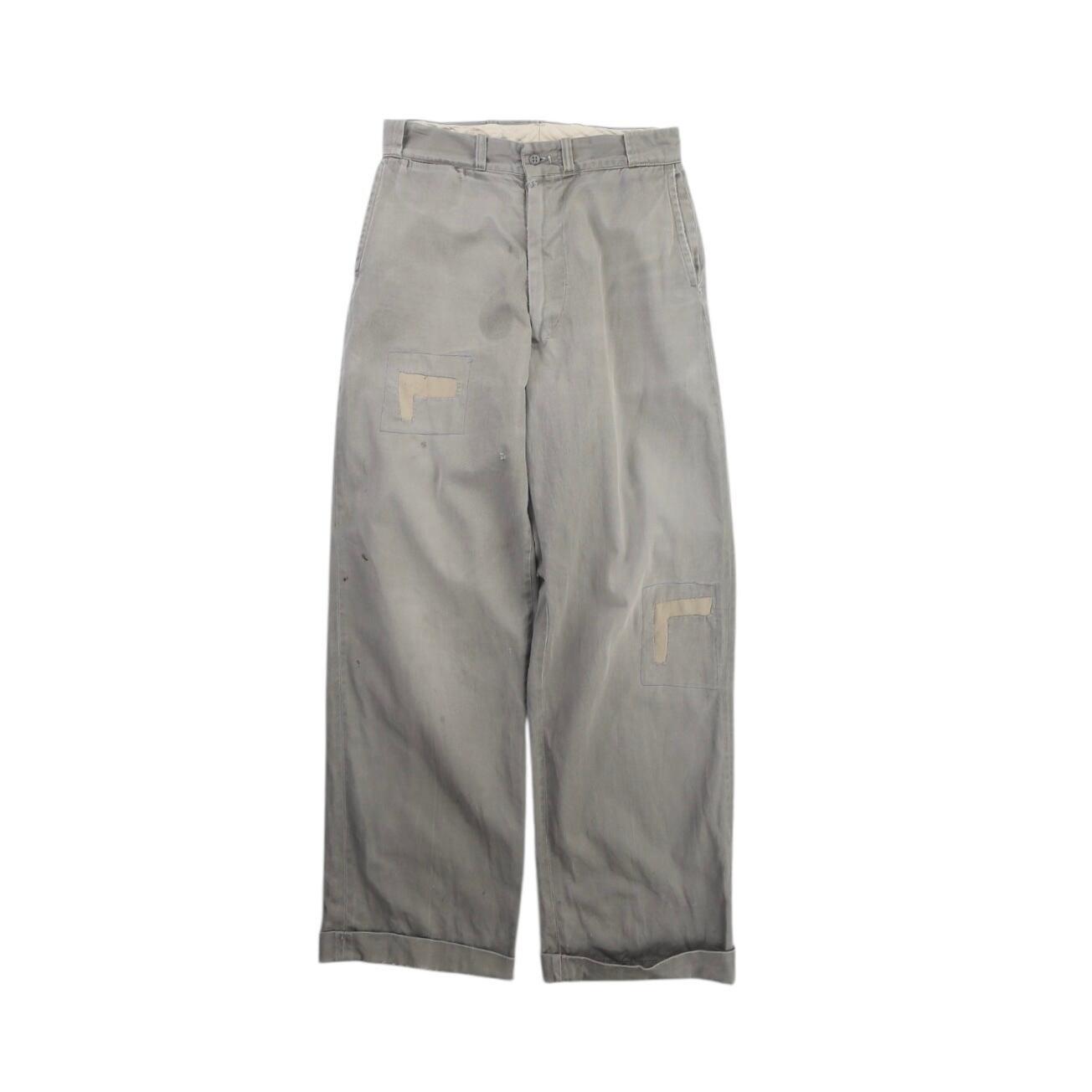 1950s〜60s vintage beautiful repair twill work pants 【CU-8750】 | cv