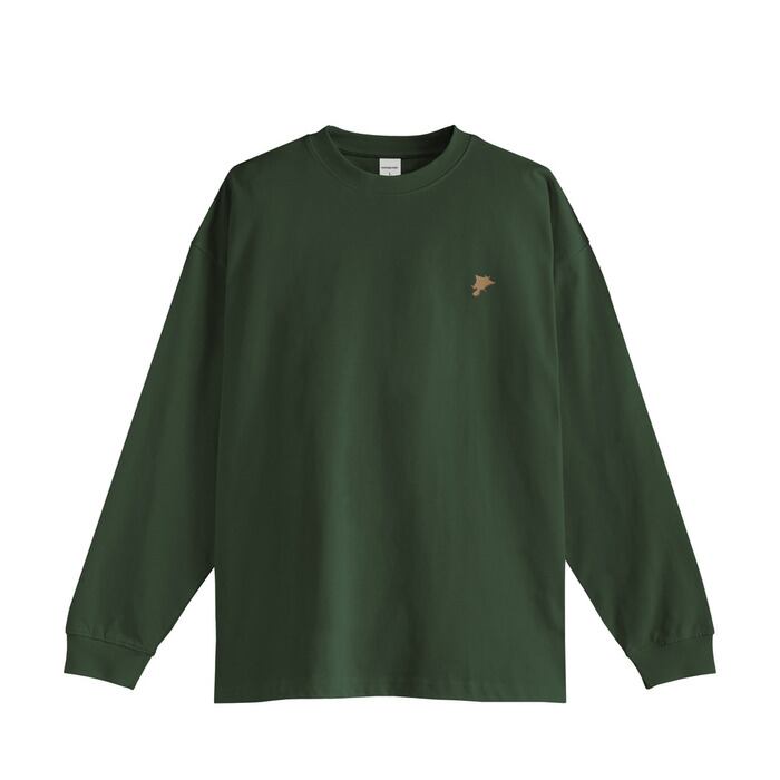 Eddie Bauer コットンニット セーター S グリーン エディーバウアー