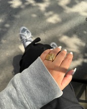 texture cross ring