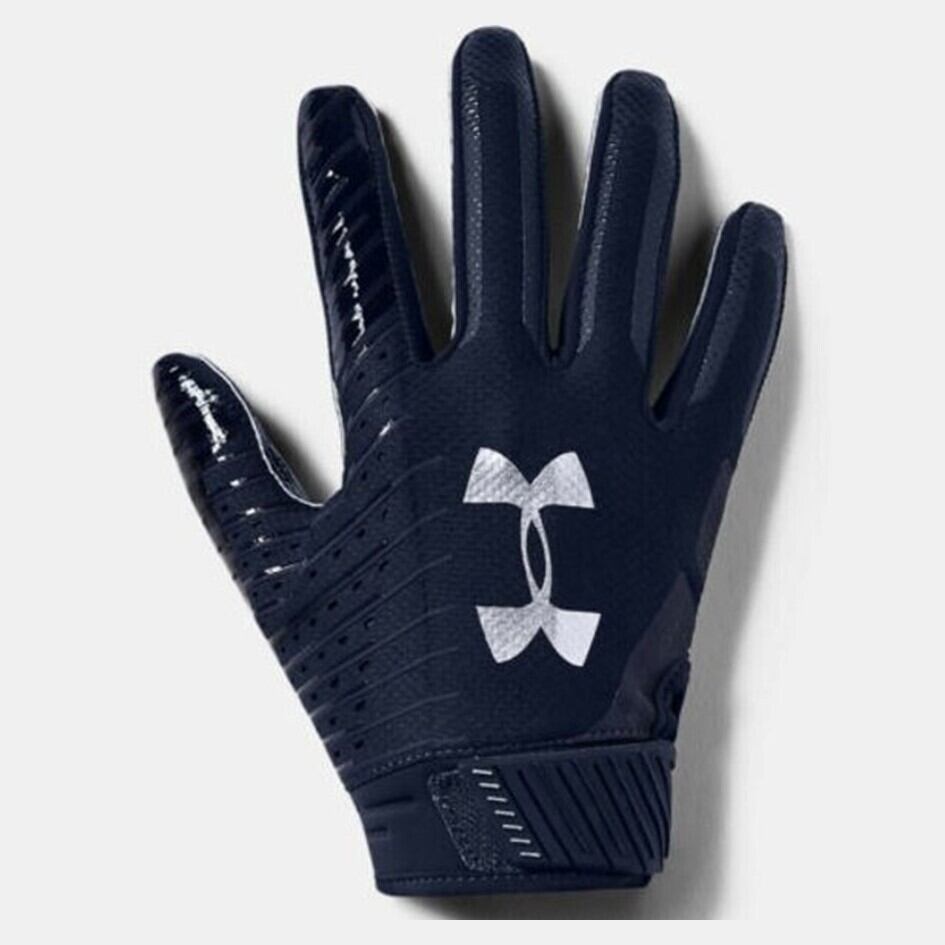 アメフト アンダーアーマー  グローブ SPOTLIGHT ネイビー【新品】 L,XL】UA SPOTLIGHT ネイビー アメフト グローブ | END ZONE