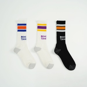 BOKU HA TANOSII ／ BOKUTANO SOCKS "LINE SOCKS"