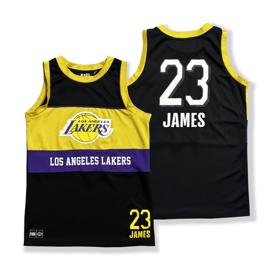 LeBron James 【Los Angeles Lakers】 Kids Practice Game Shirt. NBA