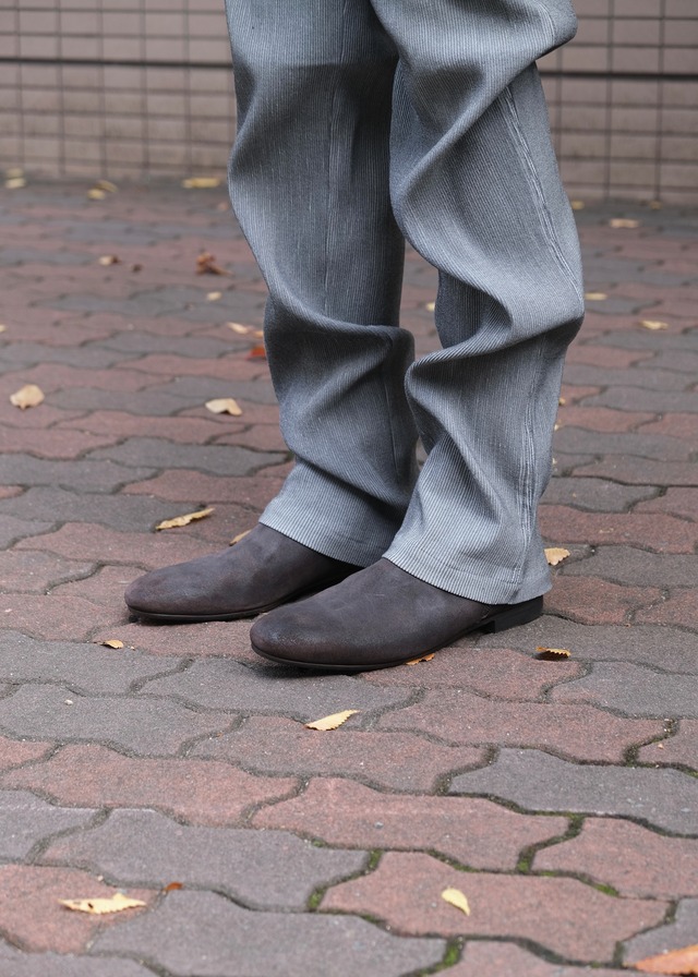 80-90's Y's for men smooth rayon stripe baker pants