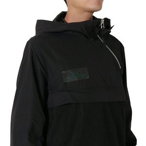 SALE 送料無料【HIPANDA ハイパンダ】メンズ バック文字プリント アノラック ジャケット MEN'S ANORAK JACKET / BLACK