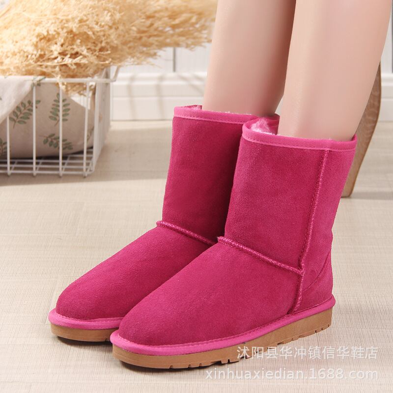 【新作】【送料無料】 スノーブーツ特別オファー卸売卸売582515 7354ミディアムチューブチョコレート男性と女性の冬のブーツ-アリババ 靴 シューズ ウィンター 冬物 10b123708898625