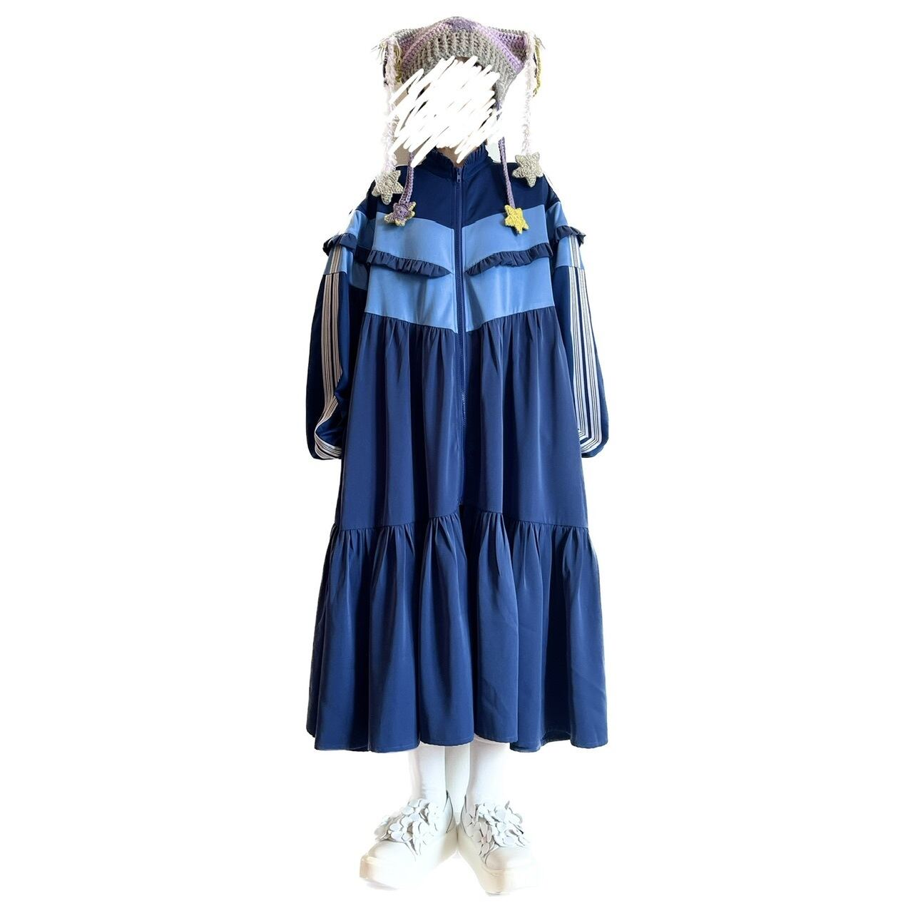 ジャージワンピース BLUE | HEIHEI 