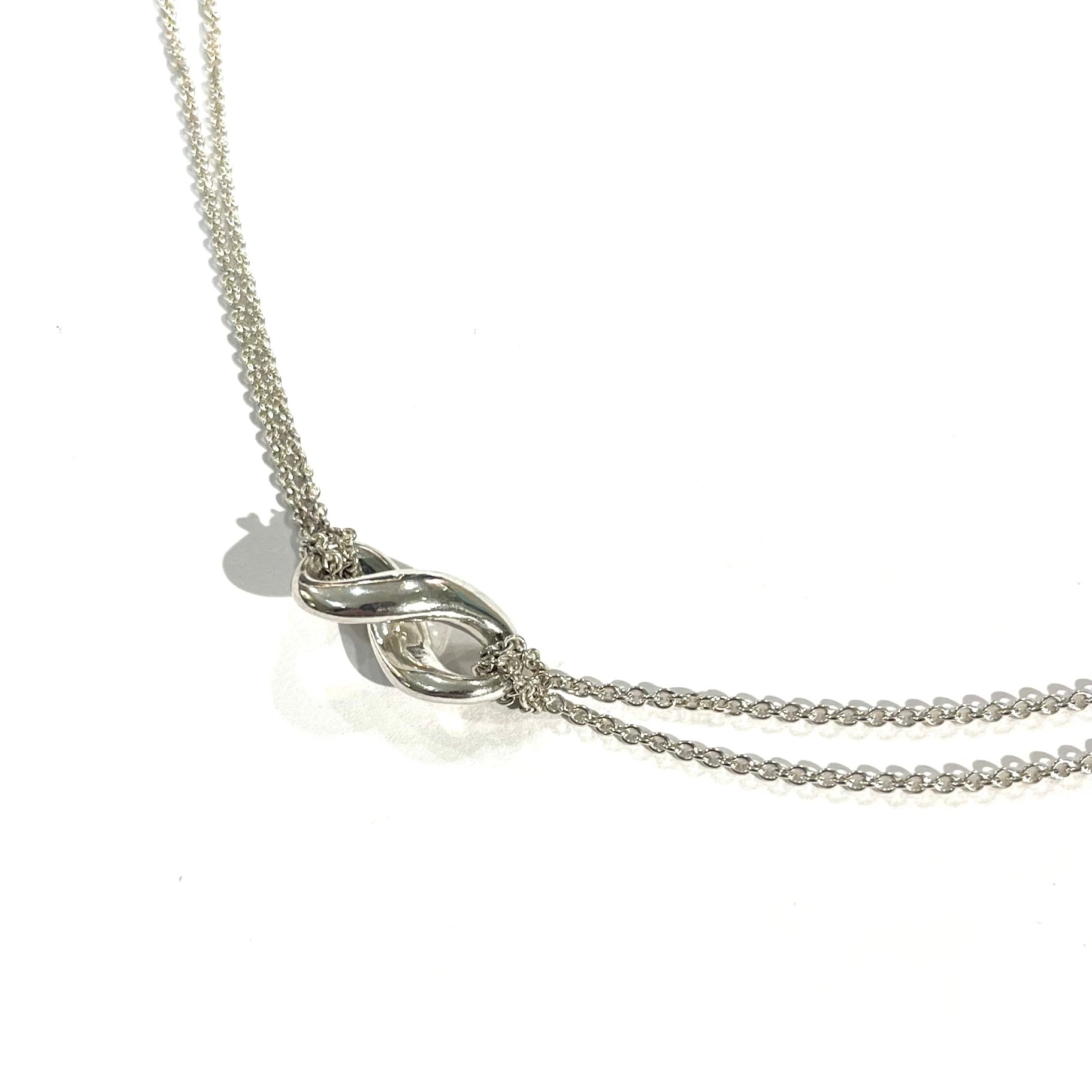 限定価格【TIFFANY&Co.】2934 インフィニティダブルチェーン 立体
