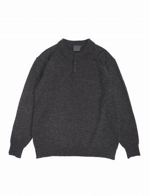 Alpaca Wool Smooth Knitted Polo