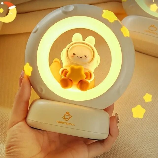 ウサギ ナイトライト テーブルランプ 卓上 LED タッチライト 明るさ