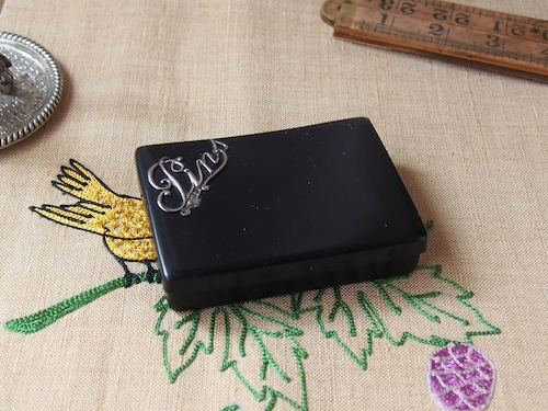 イギリスアンティーク　ピンボックス　PIN BOX