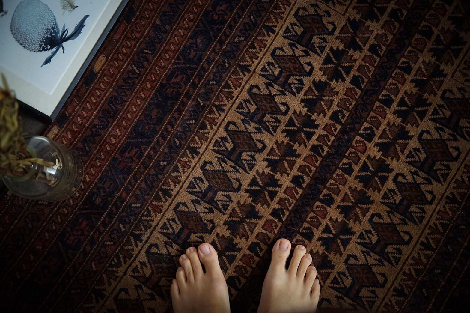 132 -Vintage baluch rug