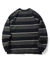 ドロップショルダーボーダーTシャツ S0359