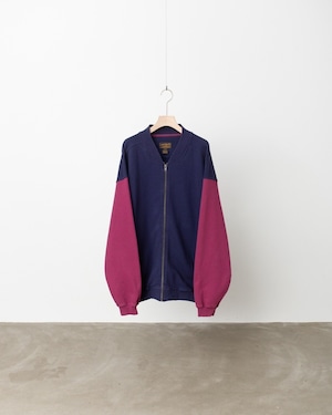 1980s~ vintage “Eddie Bauer” 2-tone zip up sweat jacket