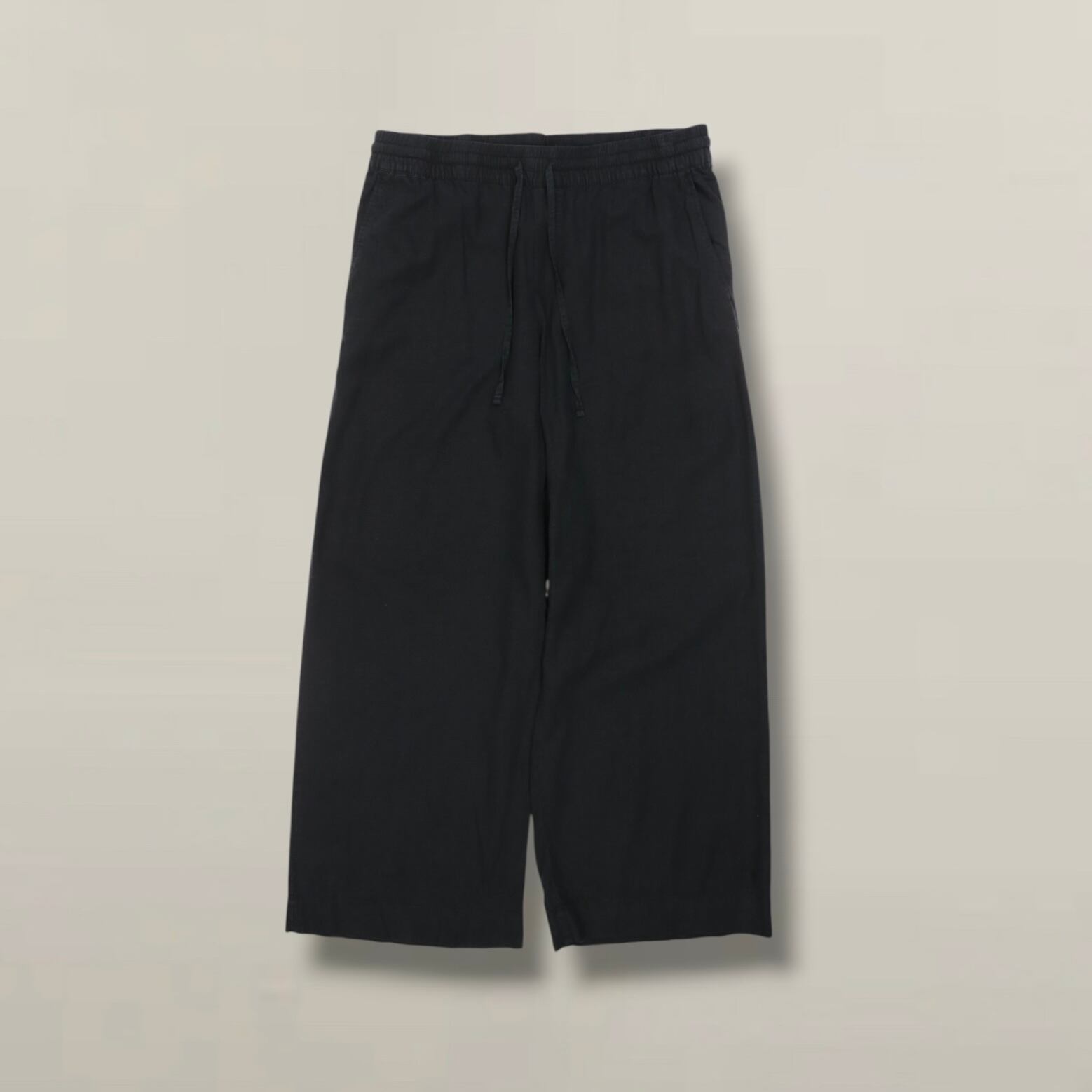 RESTOCK> WOOL GABARDINE INTACK WIDE TROUSERS | PAY ID