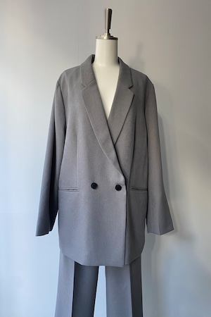 TWILL  DOUBLE JACKET  (GRAY)　2402-23-3492