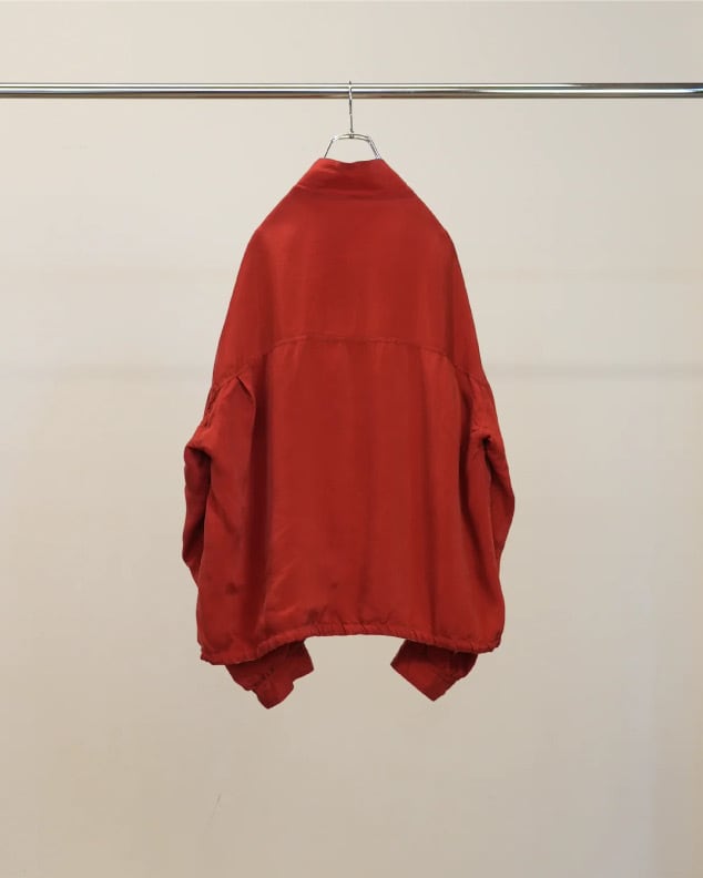 26SS】ANCELLM CUPRO REVERSIBLE JACKET(RED) ANC-JK81 | IAAAM ONLINE
