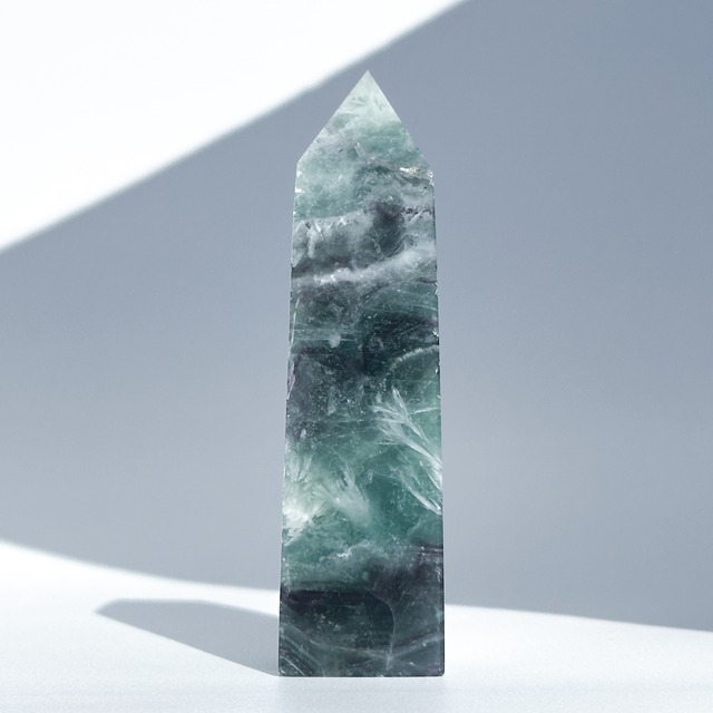 エンジェルフェザーフローライトタワー 75◇ Angel Feather Fluorite ◇天然石・鉱物・パワーストーン
