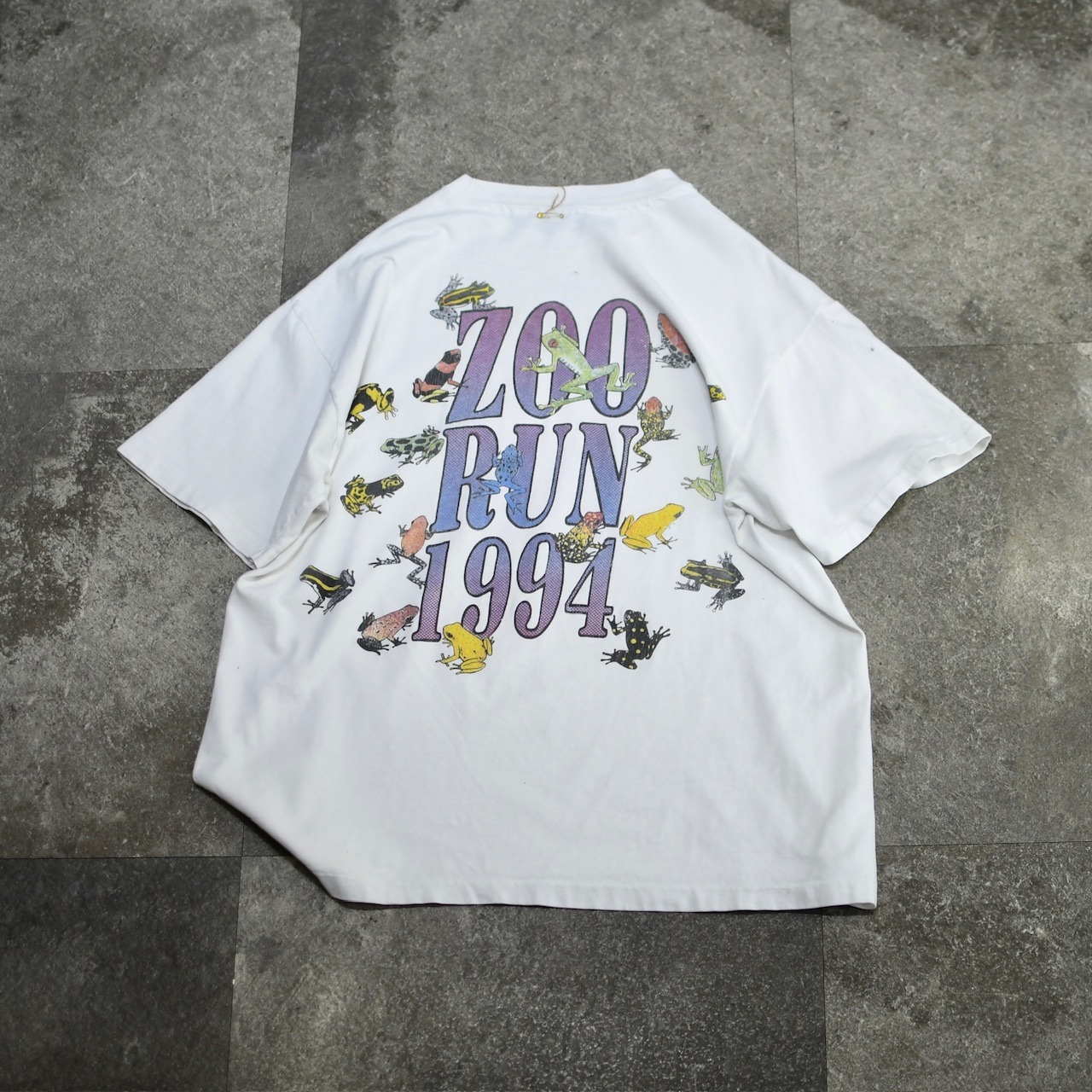 94's various frogs print tee